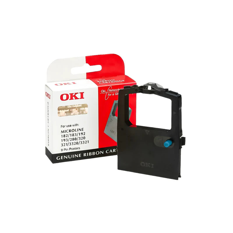 OKI Microline 3320 Original Printer Ribbon (3 Million Characters) | Genuine OKI Dot Matrix Ribbon Cartridge for High Yield Long Life Printing | Sharp Black Print Output for Receipts Forms & Continuous Business Printing South Africa | Meimag Electronics