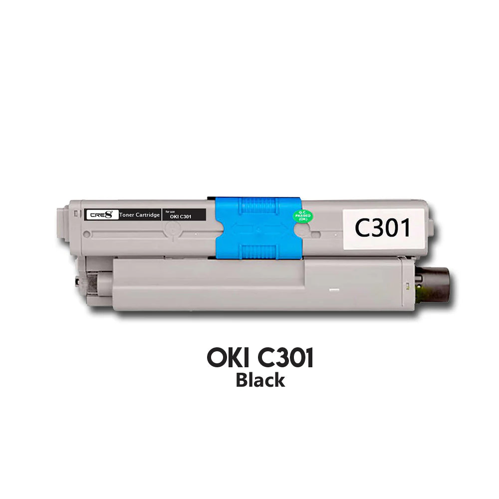OKI C301, C321, MC342 & MC332 Generic Black Toner Cartridge | Compatible OKI Colour Laser Toner Replacement for Sharp Black Text, Reliable Print Quality & Professional Office Documents | High Quality Printer Toner South Africa | Meimag Electronics