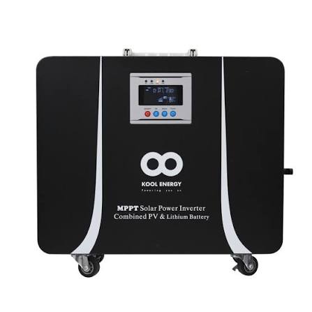 SOL-I-CN-1L 1kW portable lithium power unit, compact backup power solution with a lithium battery, designed to keep essential electronic devices running during power outages and load shedding.