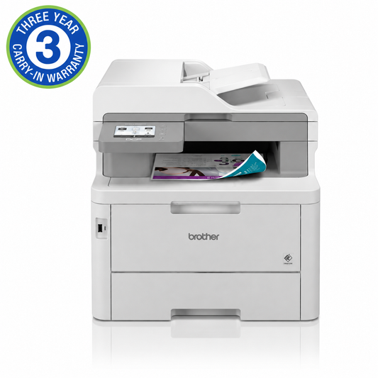 Brother MFC-L8390CDW Colour Laser Multifunction Printer by Meimag Electronics, high-performance colour laser printer with print, scan, copy, and fax capabilities, wireless and wired network connectivity, automatic duplex printing, and professional-quality output for busy office environments.
