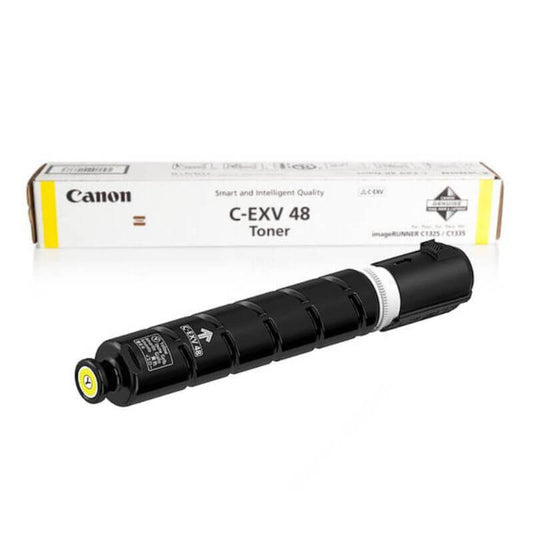 Canon C-EXV 48 Yellow Original Toner Cartridge for Canon imageRUNNER ADVANCE printers – genuine Canon yellow toner delivering vibrant colours, consistent print quality and reliable performance.