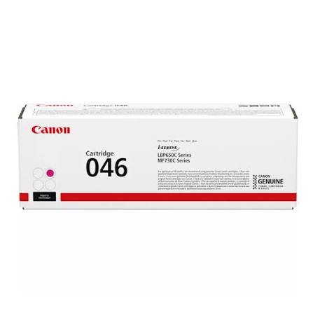Canon CRG-046M Original Magenta Toner Cartridge, genuine Canon toner for compatible colour laser printers, delivering rich magenta colour, consistent print quality, and reliable performance for professional home and office printing.