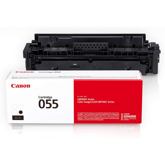 Canon CRG055 Original Black Toner Cartridge by Meimag Electronics, genuine Canon black toner cartridge delivering crisp text, sharp graphics, consistent print quality, and reliable performance for compatible Canon laser printers.