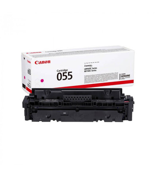 Canon CRG055 Original Magenta Toner Cartridge by Meimag Electronics, genuine Canon magenta toner engineered for vibrant colour reproduction, sharp print quality, and dependable performance in compatible Canon laser printers.