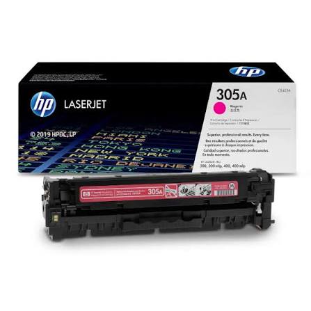 HP 305A (CE413A) Original Magenta Toner Cartridge, genuine HP LaserJet toner for compatible HP colour laser printers, delivering rich magenta colour, consistent print quality, and reliable performance for professional home and office printing.