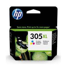 HP 305XL High Yield Tri-color Original Ink Cartridge for HP DeskJet and HP ENVY printers – genuine HP high-yield colour ink for vibrant prints, reliable performance and long-lasting results.
