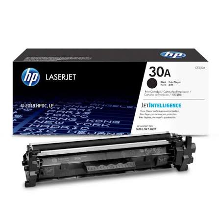 HP 30A Original Black Toner Cartridge, genuine HP LaserJet toner for compatible HP printers, delivering sharp black text, professional-quality documents, consistent print quality, and reliable performance for everyday home and office printing.