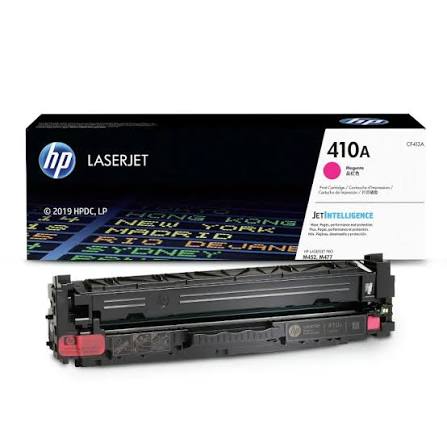 HP 410A Magenta Original Toner Cartridge (CF413A) for HP Color LaserJet Pro printers – genuine HP magenta toner delivering vibrant colours, consistent print quality and reliable performance.