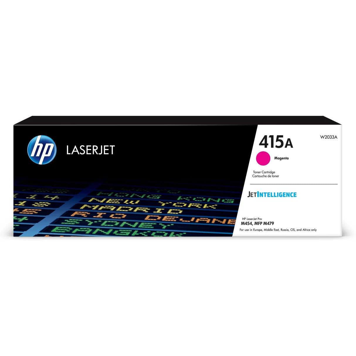 HP 415A Magenta Original Toner Cartridge (W2033A) for HP Color LaserJet Pro printers – genuine HP magenta toner delivering vibrant colours, consistent print quality and reliable performance.