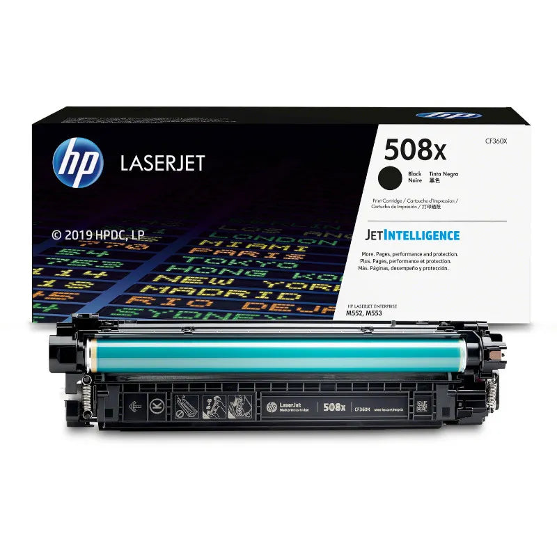 HP 508X Black Original High Yield Toner Cartridge (CF360X) for sharp text, professional documents and high-volume business printing | Meimag Electronics