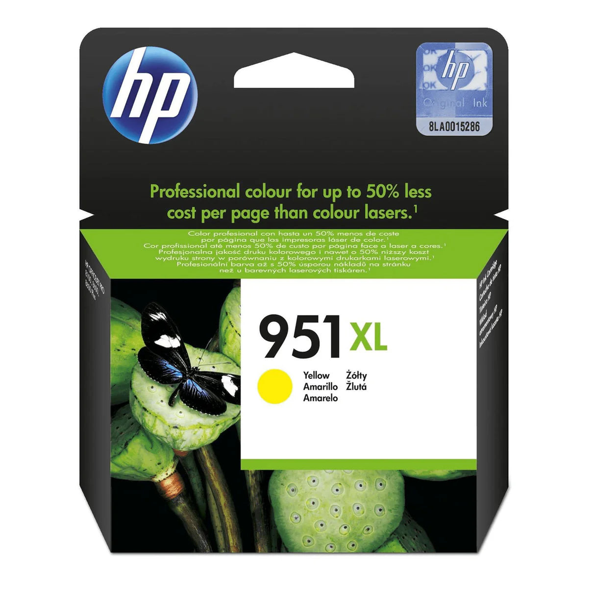 HP 951XL Original High Yield Yellow Ink Cartridge for vibrant colour printing and professional-quality business documents | Meimag Electronics