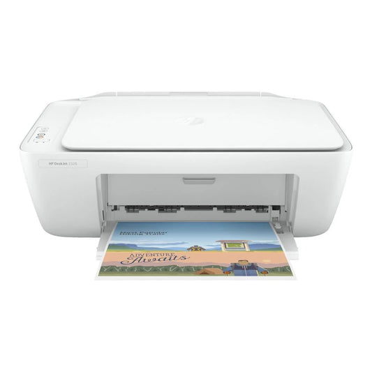 HP DeskJet 2320 All-in-One Inkjet Printer with print, scan, and copy functions, compact design, reliable colour printing, and easy USB connectivity for home and everyday document printing.