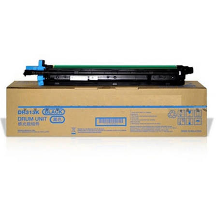 Genuine Konica Minolta DR-313K black original drum unit for Bizhub C458, C558 and C658 multifunction printers, designed for consistent print quality and reliable performance.