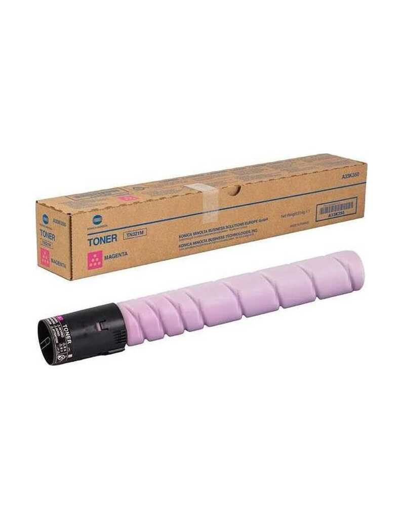 Konica Minolta Bizhub TN-321M Magenta Original Toner Cartridge for Bizhub C224, C284 and C364 Printers