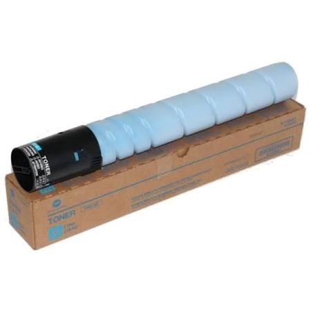 Konica Minolta TN-512C Original Cyan Toner Cartridge, genuine Konica Minolta toner for compatible multifunction printers, delivering vibrant cyan colour, consistent print quality, and reliable performance for professional business printing.