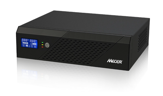 Mecer 1200VA 720W 12V inverter, compact backup power solution designed to provide reliable electricity for essential electronic devices during power outages. | Meimag Electronics