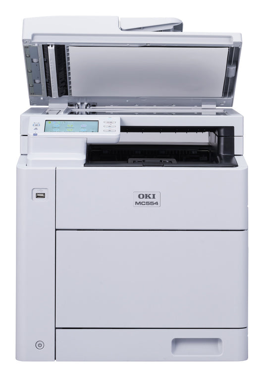 OKI MC554dn A4 Colour Multifunction LED Duplex Network Printer | Print Scan Copy Fax Colour LED MFP with Automatic Duplex Printing & Network Connectivity | High Performance Business Printer for Professional Documents, Colour Printing & Office Productivity South Africa | Meimag Electronics