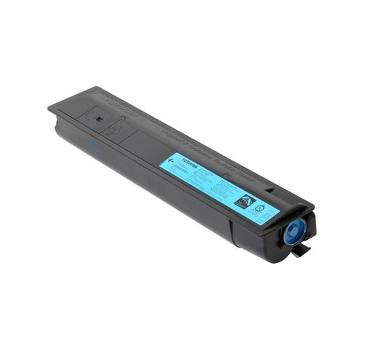Toshiba T-FC330C Original Cyan Toner Cartridge, genuine Toshiba toner for compatible colour multifunction printers, delivering vibrant cyan colour, consistent print quality, and reliable performance for professional office printing.